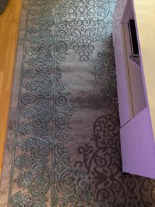 Wohnzimmerteppich mit Ornamenten Teppich Vintage in Türkis Grau Größe - 200 x 290 cm Kunden-Foto 2