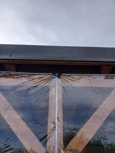 Vodotěsná průhledná PVC plachta s oky, odolná proti povětrnostním vlivům, skládací plachta, 2 × 4 m, kryt proti dešti, plachta pro zahradní nábytek, rostliny, skleník Fotografie od zákazníka č. 3