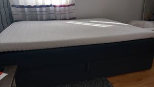 10cm Ergonomische 7-Zonen Kaltschaum Matratzenauflage Matratzentopper Matratzenschoner Topper - H2 - (160 x 200 cm) - Träumegut24 Kunden-Foto 2