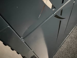 vidaXL Zahradní brána antracit 100x200 cm ocelový design stromu Fotografie od zákazníka č. 1