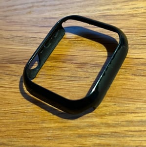 Strap-it® Apple Watch 7 PC Hülle 41mm (Schwarz) Kunden-Foto 1