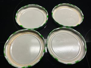 Gläser 720 ml FACETTE klar 20 Stück INKLUSIVE KARIERTEN ROTEN DECKELN, Stückzahl in der Packung: 20 Einmachgläser mit Einmachdeckel Kunden-Foto 2