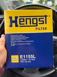 HENGST FILTER E1155L – vzduchový filter pre vozidlá TOYOTA AURIS (modely NRE15, ZZE15, ADE15, ZRE15, NDE15) Fotografia od zákazníka č. 1