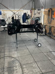 Bituxx Lackierständer Lackierbock Drehlackierständer 360° Fahrbar 6-Armig Pulverbeschichtet MS-17232 Kunden-Foto 1