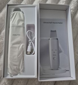 Ultraschall Skin Scrubber,4 Modi,Face Spatula Mitesserentferner,Ultraschall Gesichtspeelinggerät–sanfte Reinigung & Porenpflege,porentiefen Reinigung Kunden-Foto 1