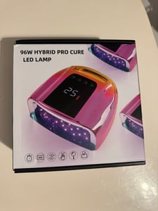 Professionelle, kabellose und wiederaufladbare 96-W-UV-LED-Nagellampe, Nagellampe für Gelhärtung, mit 42 LEDs, 4 Timer-Einstellungen und LCD-Display Kunden-Foto 2