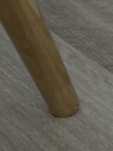 VIKING sada 4 jedálenských stoličiek s kovovými nohami Royal, béžové čalúnenie + zlaté nohy Fotografia od zákazníka č. 5