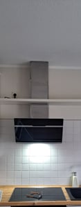 PKM S23-60 ABPX Cofano di gamma, larghezza 60 cm, 258 m³/h, aria di scarico e ricircolo, 3 livelli di potenza, tecnologia di aspirazione ai bordi, nero con applicazione in acciaio inox Foto del cliente 12