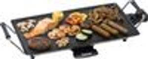 Bestron elektrischer Tischgrill, XXL Plancha-/Teppanyaki-Grillplatte mit Antihaftbeschichtung Kunden-Foto 2