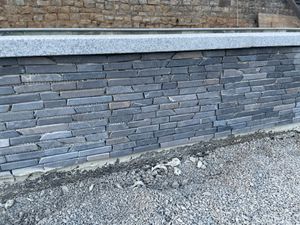 1 qm ST-1-431 Marmor Mosaikfliesen Naturstein Stäbchenmosaik Grau Bad-Design Fliesen Lager Verkauf Stein-Mosaik Herne NRW Wanddesign Kunden-Foto 2