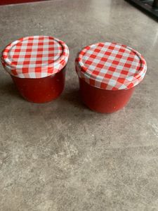 25er Set Sturzglas 350 ml To 82 Schleifendekor Deckel Einweckglas Gläser incl. Diamant Rezeptheft Kunden-Foto 1