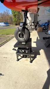 Motorradheber Weber Klassik Serie 135 kg | Hydraulischer Montageständer für Motorrad & Roller Kunden-Foto 1
