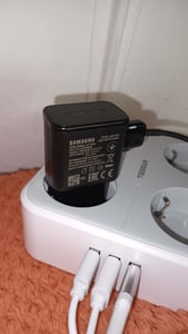 Original Samsung Netzteil Schnell Ladegerät + USB C Ladekabel EP-TA200 Fast Charger Datenkabel Netzladegerät Ladeadapter Galaxy S9 S10 S20 / S20 Plus Kunden-Foto 2