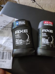 AXE Déodorant stick noir en set de 6, déodorant homme sans aluminium, homme homme déodorant (6x 50ml) Photo du client 1