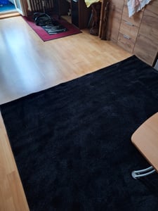 Teppich Wohnzimmer Kurzflor Einfarbig für Schlafzimmer kinderzimmer weicher pflegeleichter, versch.- Größen, Farben Kunden-Foto 3