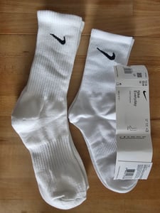 Nike 6 Paar Everyday Lightweight Crew SX7676 Tennis Socke Schwarz, Größe:42-46 Kunden-Foto 2