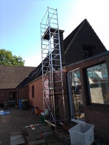 ALTEC AluCombine 3.0 - 700 | 7m | Alu Standgerüst für Heimwerker mit Traverse & Wandanker | EN131 | Baugerüst Montagegerüst Anlegeleiter Kunden-Foto 1