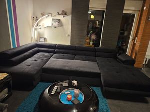 Masseno Narożnik CASONE R-S z funkcją spania i pojemnikiem na pościel Kształt U, Rozkładana sofa, Rogówka - Beżowy, MONOLITH 09 Zdjęcie produktu od klienta nr 3