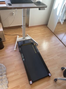 Toputure TP6 Laufband für Zuhause mit 12% Steigung, 12km/h Klappbar Laufband mit 1150MM Einziehbares Steigrohr, 6 in 1 Walking Pad, 95°/105° Drehbarer Kunden-Foto 1