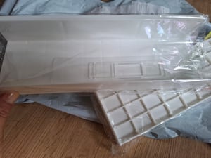 Étagère murale sans perçage, étagère suspendue blanche 27 cm, lot de 3, pour bureau, salle de bain, cuisine, chambre à coucher, étagère suspendue, étagère de cuisine, étagère murale Photo du client 1