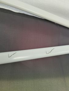 Seitenteil Naht gerissen Dach Löcher in der Naht Rahmen zerkrazt