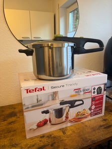 Tefal SECURE TRENDY Schnellkochtopf 8L mit Korb Foto del cliente 2
