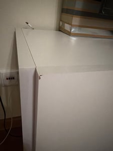 Skye Decor, Bohem - Bílá, Zlatá, TV skříňky, Bílá, 180 x 50 x 30 cm Fotografie od zákazníka č. 1