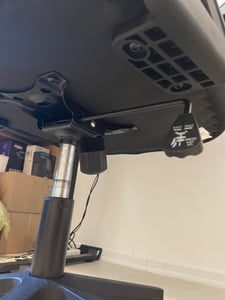 Bürostuhl ergonomisch mit Mesh-Rückenlehne, 90° klappbare Armlehnen, höhenverstellbar, Computerstuhl für Home Office und Büro, bis 150 kg Kunden-Foto 13