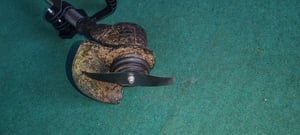 Akku-Rasentrimmer 21V mit 2 Batterien, Freischneider, Motorsense, mit Akku und Ladegerät, Teleskop-Stiel & Zusatzhandgriff, Faltbares Modell, Rot Kunden-Foto 14