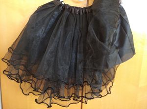 NEU Tüllrock Tütü Tutu Ballettrock Petticoat Mehrschichtiger Puffy Fasching Ballettkleid Blau Kunden-Foto 1