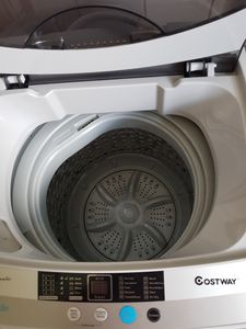 GOPLUS Waschmaschine mit 4,5 kg Fassungsvermögen, Toplader mit 10 Programme & 8 Wasserverbrauch, Miniwaschmaschine Multifunktion für Schlafsäle, WG-Zimmer & Apartments Kunden-Foto 2