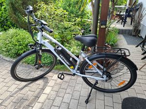 HITWAY E Bike, City E-Bike & E-Hollandrad,36V/13Ah 468 Wh,28 Zoll,MTB,7 Gang, 25km/h, Heckmotor, Kettenschaltung, LCD Display, E-Citybike Damen Herren Kunden-Foto 2