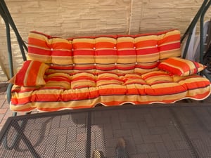 Hollywoodschaukelauflage Polsterauflage Auflage 180x50 Modell 250 Kunden-Foto 1