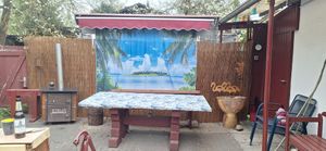 Weidenmatte 160 x 300 cm Sichtschutz Zaun für Garten, Terrasse und Balkon Kunden-Foto 8