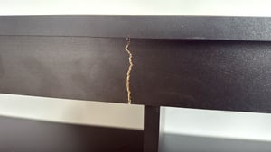 Selsey Bemmi – Hängendes TV-Board mit vier Klappen 300 cm, Schwarz Kunden-Foto 1