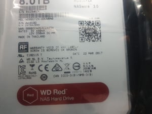 Western Digital Red, 8 TB, 5400 RPM, 128 MB, 3.5", Serial ATA III Kunden-Foto 1