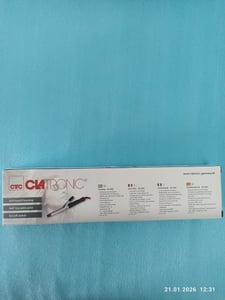 Clatronic HC 3392, Lockenstab, Warm, Schwarz, Weiß, 25 W, AC, 220 - 240 V Kunden-Foto 1