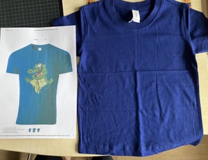 Atmungsaktives Kinder-T-Shirt aus Baumwolle, 100% Baumwolle, unbedruckt, einfarbig, 135g/m2, Farbe königsblau, Größe 110 cm / 4 Jahre Kunden-Foto 1