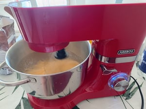 Arebos Küchenmaschine 1500W, 6l, Weiß, 220 - 240 V, 1500 hp, 380 mm, 236 mm, 314 mm Kunden-Foto 2