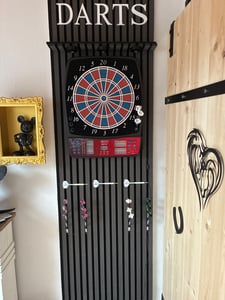 4x Dartpfeilhalter Dartpfeilständer Wandhalterung Wandhalter Darthalter Dartpfeil Kunden-Foto 2
