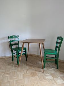 t m c s Tommychairs - stolička CUORE do kuchyne a jedálne, robustná konštrukcia z bukového dreva v medovej lakovanej farbe a drevený sedák Fotografia od zákazníka č. 2