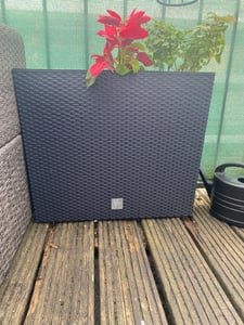Länglicher, hoher Blumentopf RATO Case DRC600T | Anthrazit Kunden-Foto 3