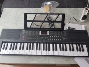 FCH 61-klawiszowy keyboard, fortepian elektroniczny, zestaw fortepianu cyfrowego, statyw do keyboardu, ławka do keyboardu i mikrofon Zdjęcie produktu od klienta nr 2