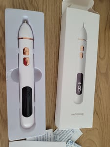 Muttermal Entfernen, Warzen Entfernen Stift mit 9 Stärke Elektrisch Entfernung Stift für Muttermale, Warzen, Altersflecken auf Gesicht, Hand, Körper Kunden-Foto 1