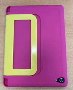 Tablette pour enfants 10,1 pouces, 20 Go + 64 Go, Android 15, écran HD avec coque de protection rose Photo du client 1