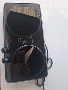 TZS First Austria piano di cottura a infrarossi | Piano di cottura portatile, 1250 watt | Barbecue, giardino, esterno, interno *B-merci* Foto del cliente 1