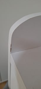 Tavolino da toilette Armadio per il trucco con specchio e sgabello per la camera da letto Katrina Foto del cliente 1