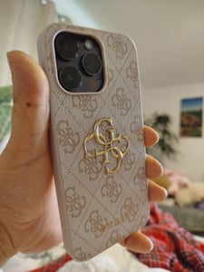 Guess Guhcp14X4Gmgbr Iphone 14 Pro Max 6,7"" Brązowy/Braun Hardcase 4G Big Metal Logo Kunden-Foto 1