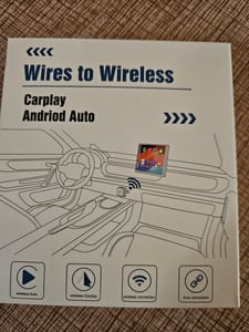 Kabelloser CarPlay Android Auto Adapter, Kompakter CarPlay Auto Adapter - CUBELINK Kunden-Foto 1