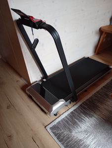 Toputure TP7 Laufband klappbar, Walking Pad mit 10 % Steigung, 1-12 km/h, App-Steuerung, Bluetooth, Doppelgriff-System, leiser 2,5 HP Motor Kunden-Foto 2
